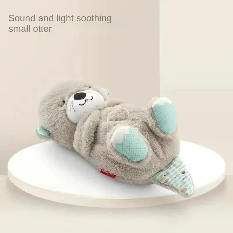 Breathing Bear Baby Soothing Otter Plush Doll Toy