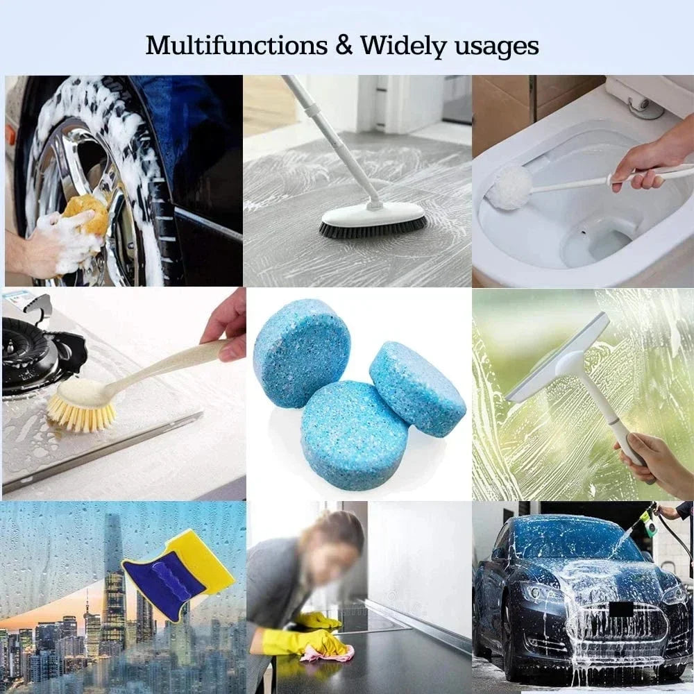 5100pcs Solid Cleaner Car Windscreen Cleaner Effervescent Tablet