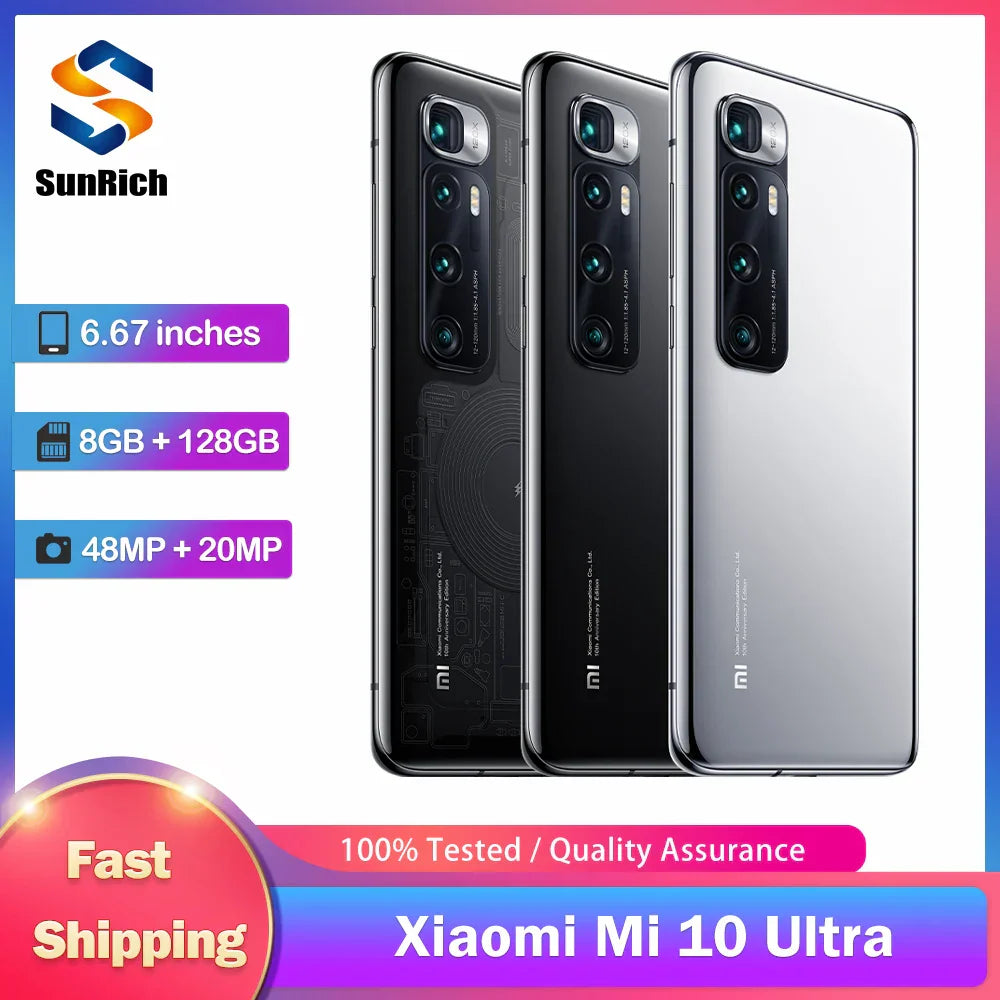 Original Xiaomi Mi 10 Ultra 5G Mobile Phone