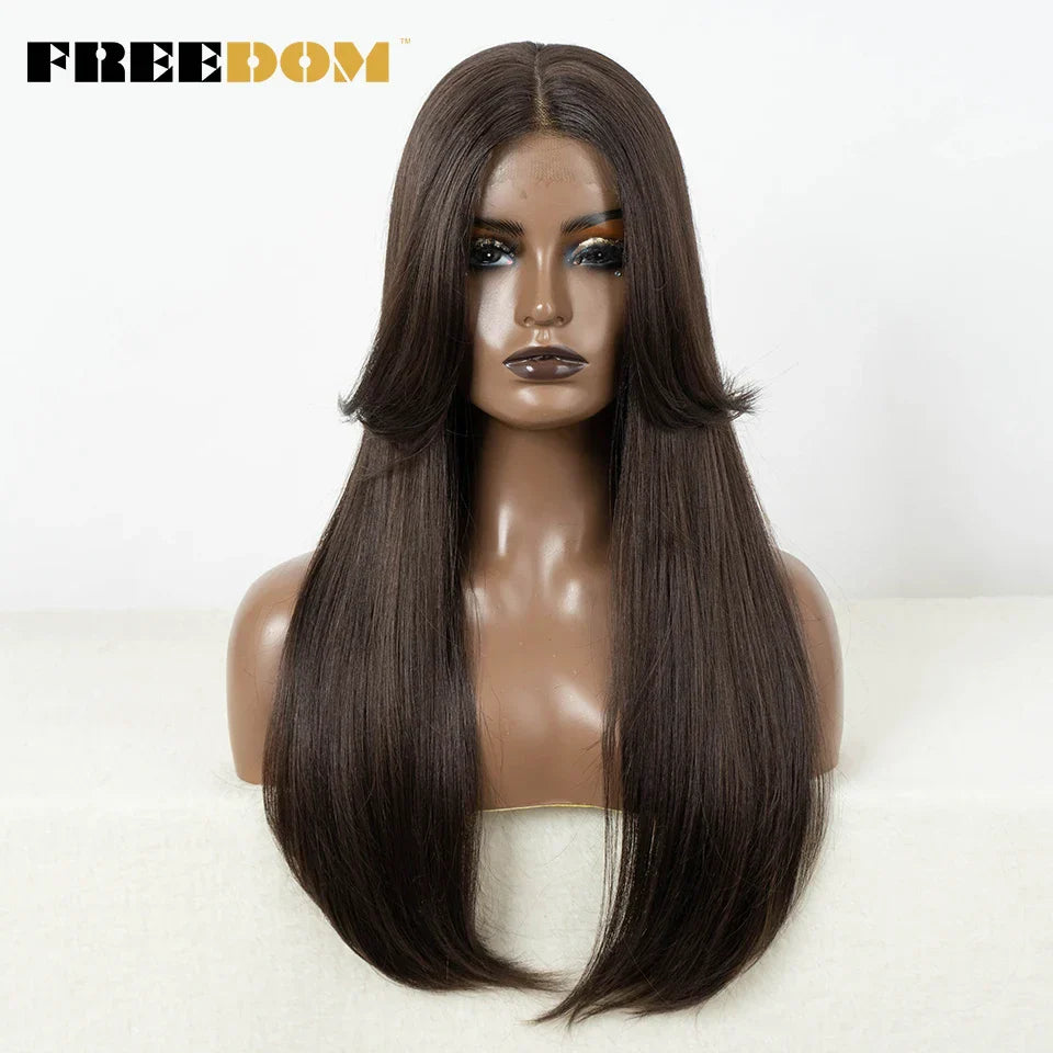 FREEDOM Synthetic Lace Front Wigs For Black Women