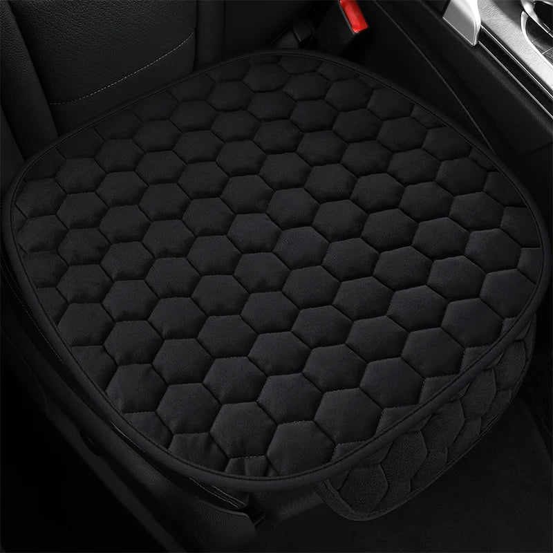 Winter short plush car single piece seat cushion