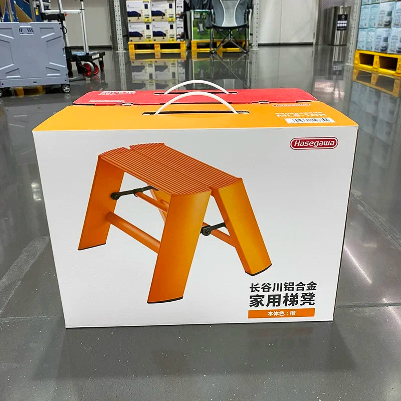 Aluminum Alloy Home Ladder Stool Wide Pedal Type