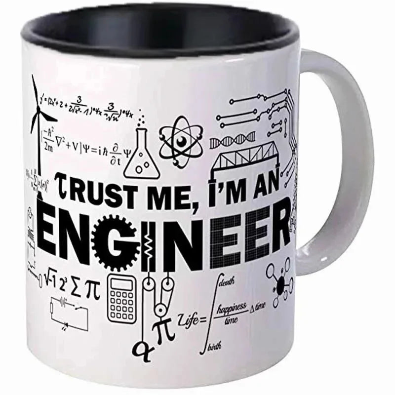 Engineer Cups Mechanic Coffee Mugs Scientific Technical Office