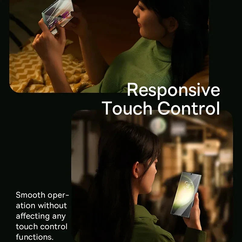 Privacy or HD Tempered Glass For Samsung Galaxy