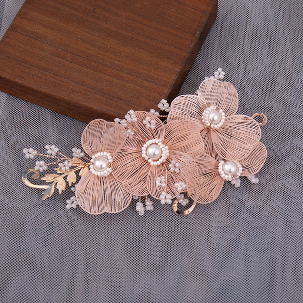Flower Wedding Hair Accessories Hairband Bride Tiaras For