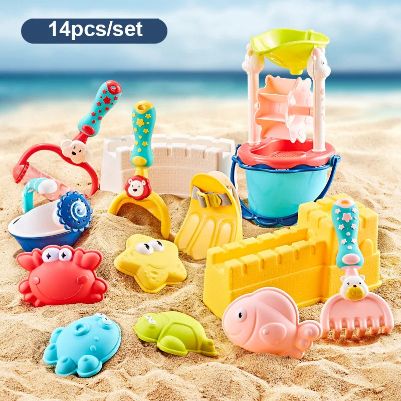 QWZ New Baby Beach Toy Sandbox Set Model