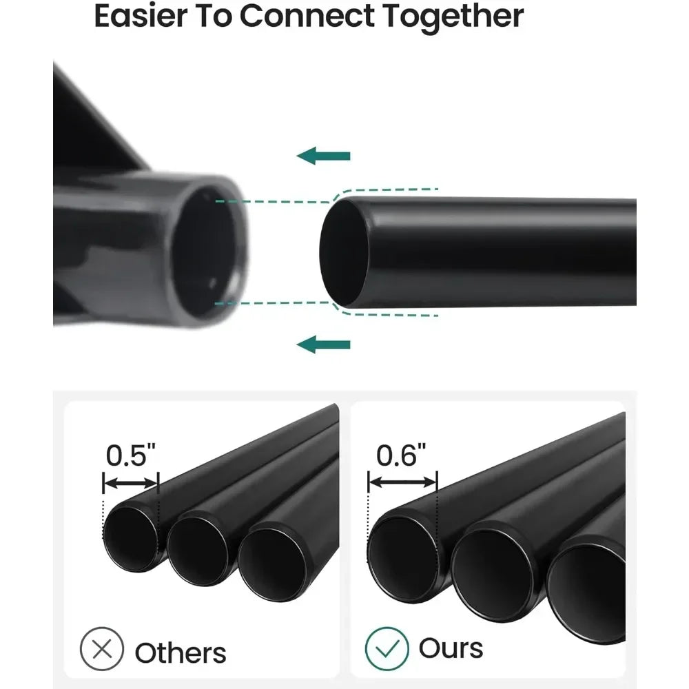 Closet Wardrobe, 64.5-inch Portable Closet for Bedroom, 3