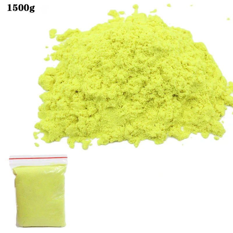 New 1500g Dynamic Sand Toys Magic Clay Colored