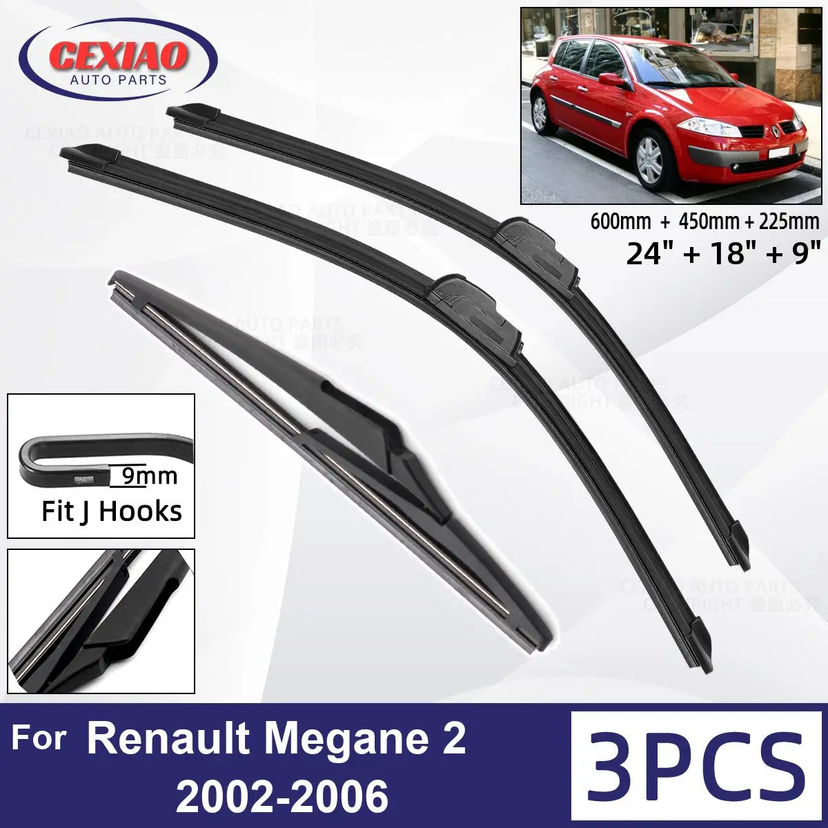 For Renault Megane 2 20022006 Car Front Rear