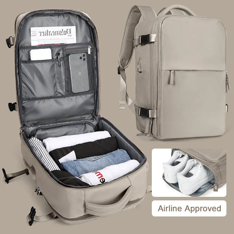 Travel Backpack for Men Women 40L Flight Approved