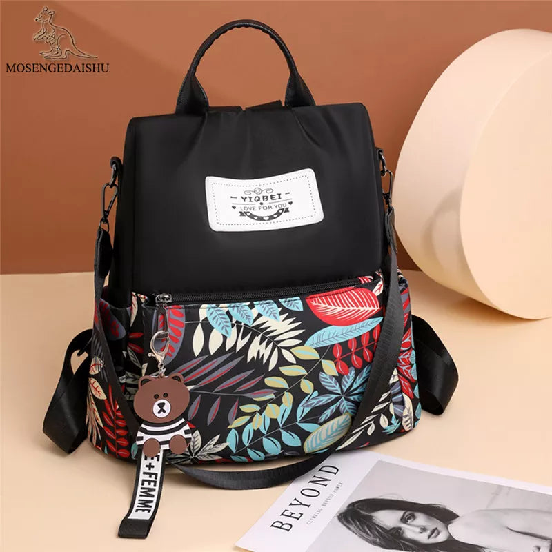 Solid Color Design 2023 New Women's Backpack Luxury