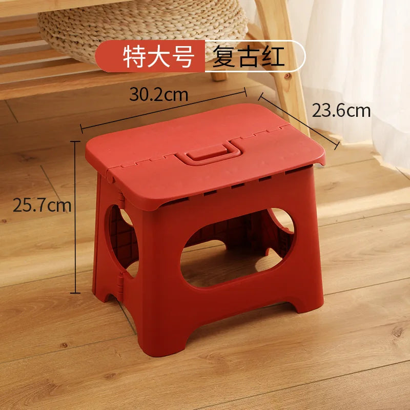 Portable Plastic Folding Stool Outdoor Fishing Stool Small