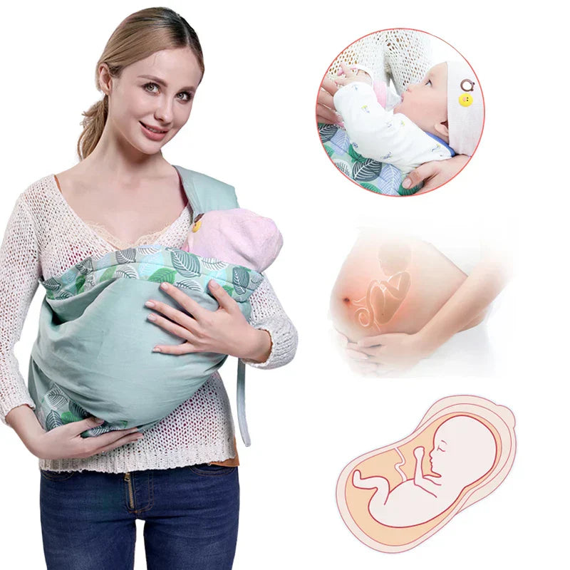 Baby Wrap Newborn Sling Dual Use Infant Nursing