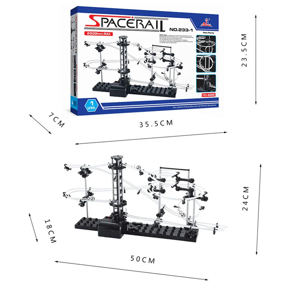 Roller Coaster Building Blocks Ball Circuit Marbles Track