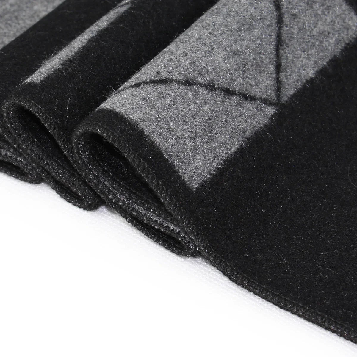 High Quality Men Scarf Autumn Winter Plaid Knitted
