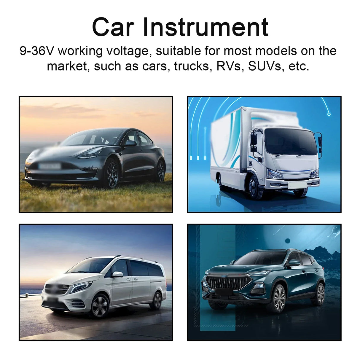 3-in-1 Car LCD Digital Gauge: Oil Pressure, Voltage, Water Temperature