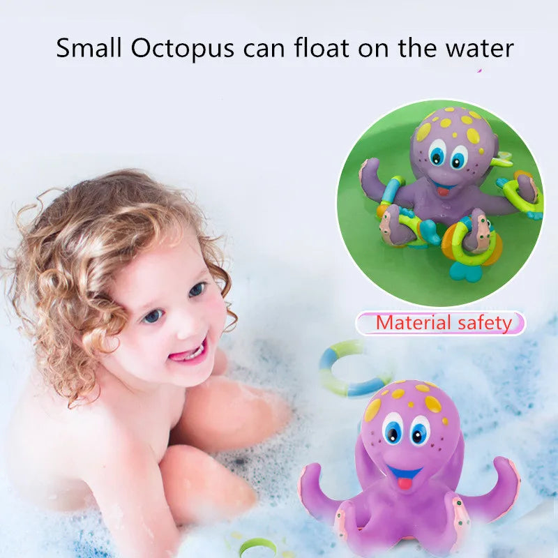 Baby Bath Toy Shower Cartoon Animal Octopus Kid
