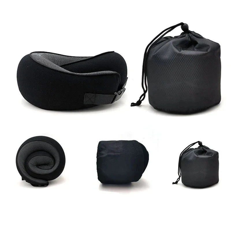 Memory Foam Neck Pillow Cervical Vertebra Travel Portable