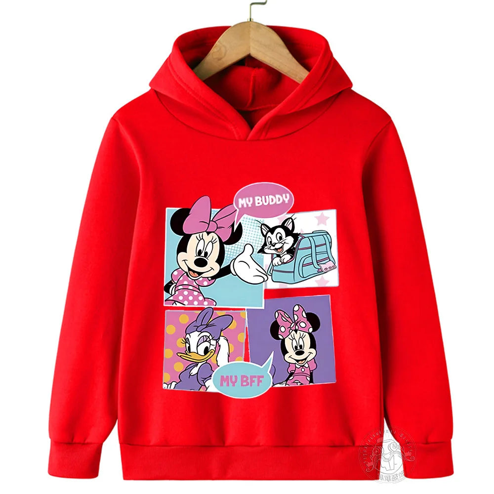 Sweatshirts Manga Anime Mickey Minnie Mouse Hoodie Kid
