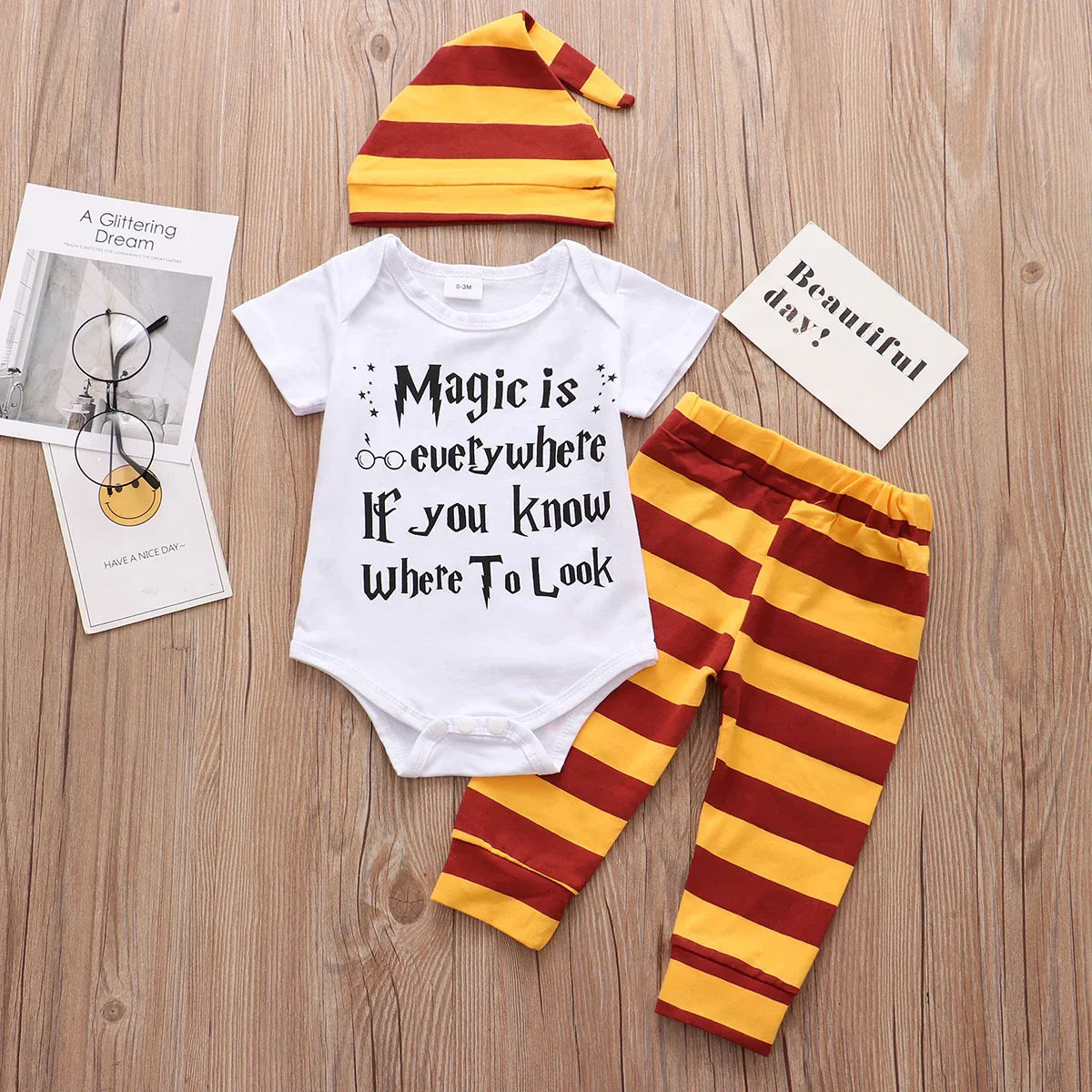 Newborn Baby Clothes 3 Pieces Sets 2023 Halloween