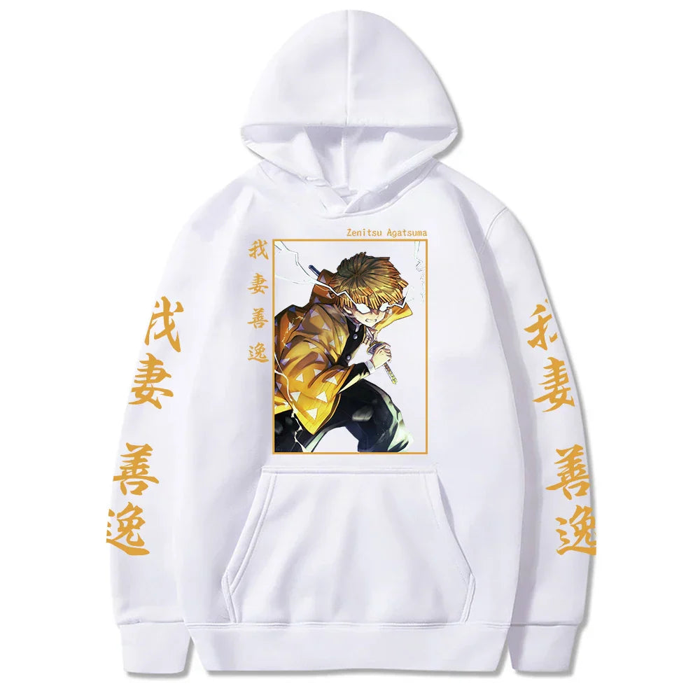 Demon Slayer Japan Anime Plus Size Hoodie Agatsuma