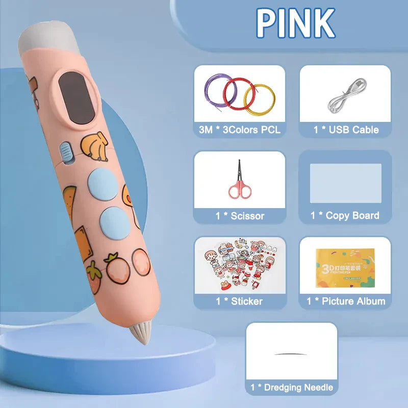 Creative 3D Printing Pen for Kids - Safe