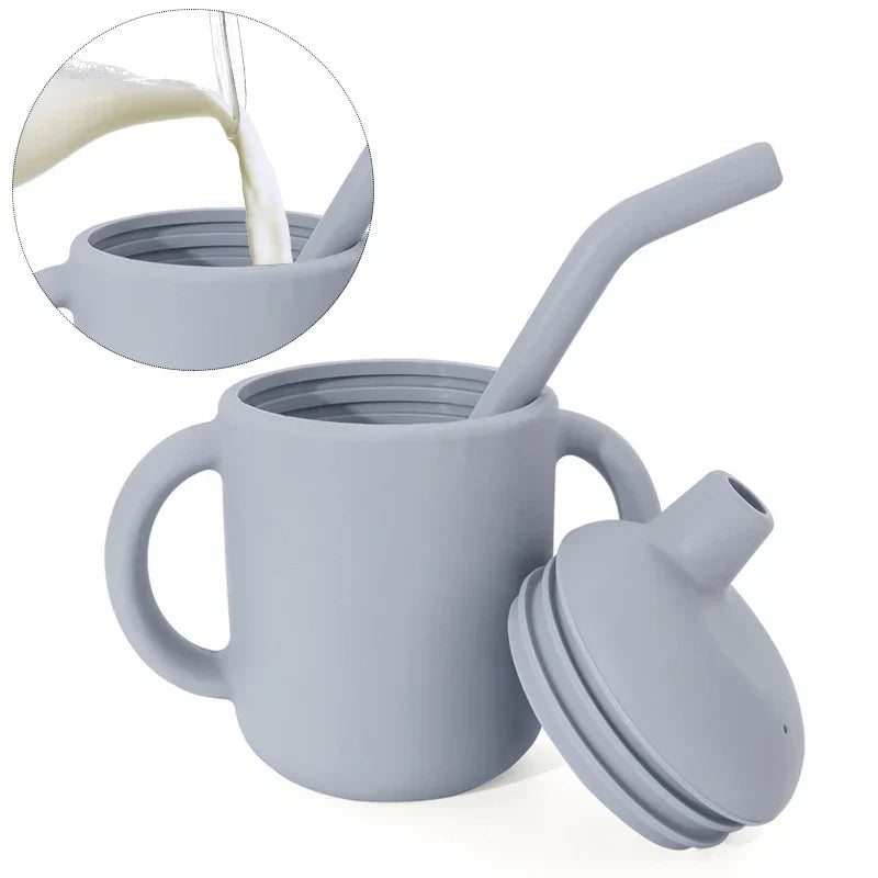 BPA Free Kids Open Cup Silicone Drinking Mug