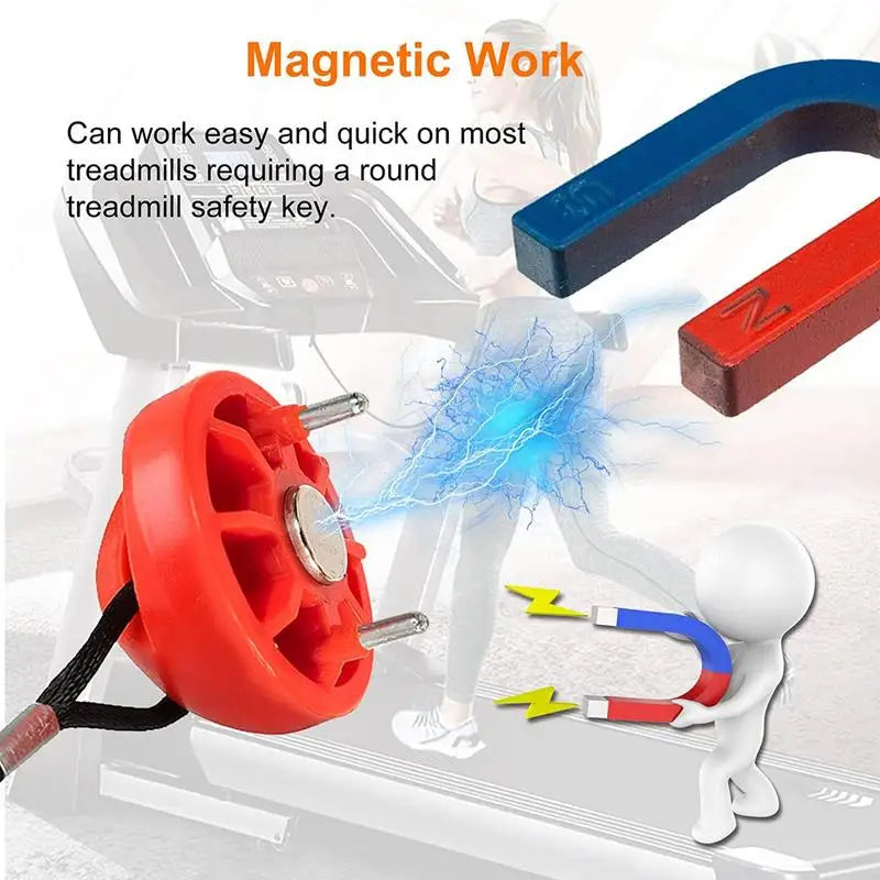 Treadmill Safety Key Magnet Lightweight Security Lock Magnetic