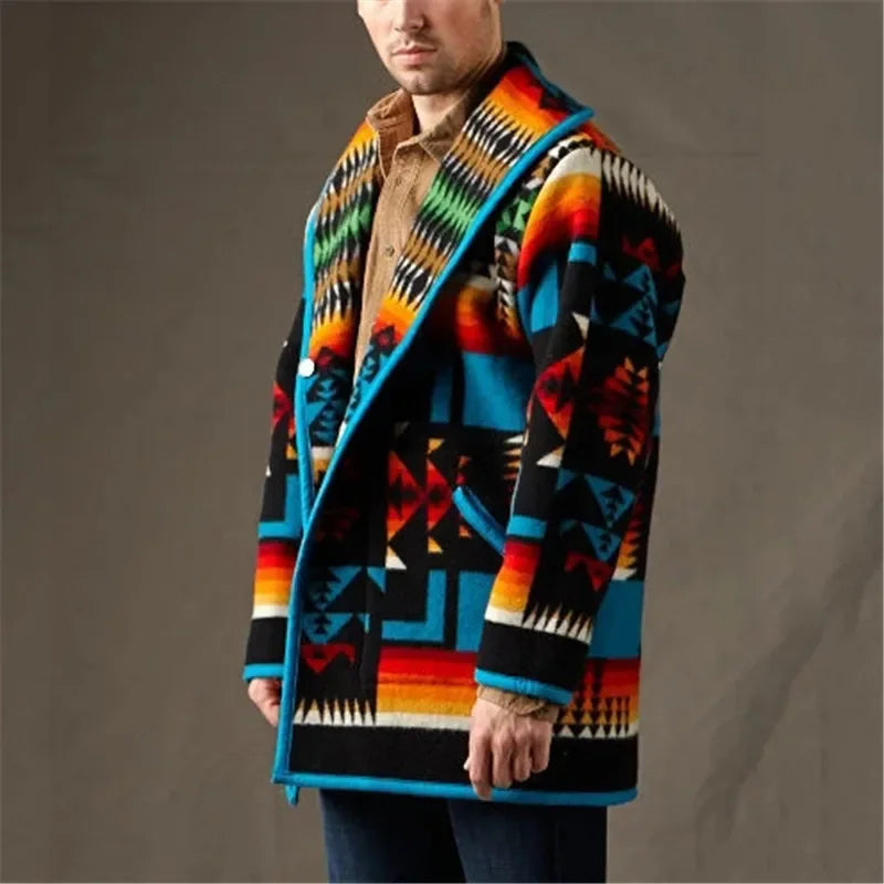 Mens Jackets And Coats Ins Spring/Autumn Printing Fashion