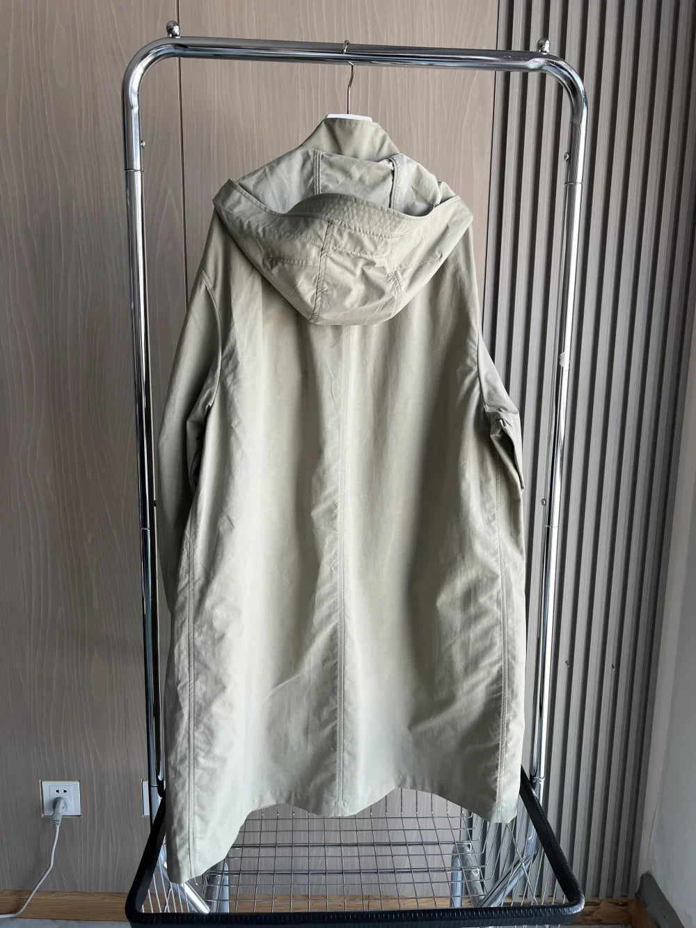 Tech hooded parka New Spring 2024 Straight Trench