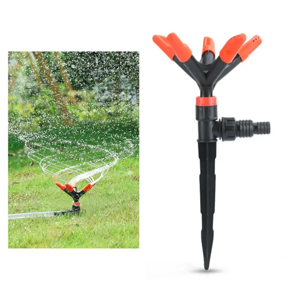 Automatic Garden Sprinkler 360 Degrees Rotary Adjustable Automatic