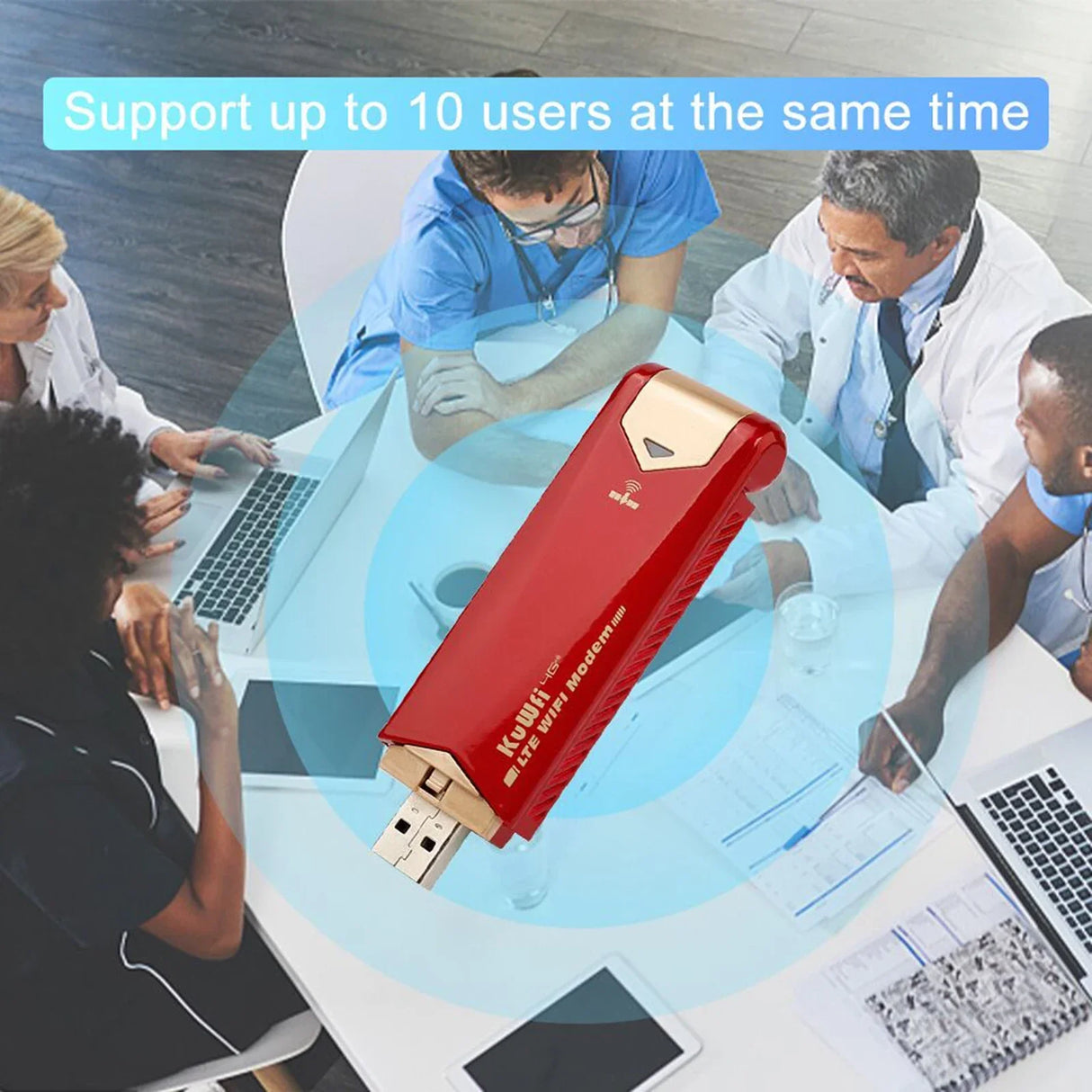 KuWFi 4G WiFi Modem Router 150Mbps USB Dongle