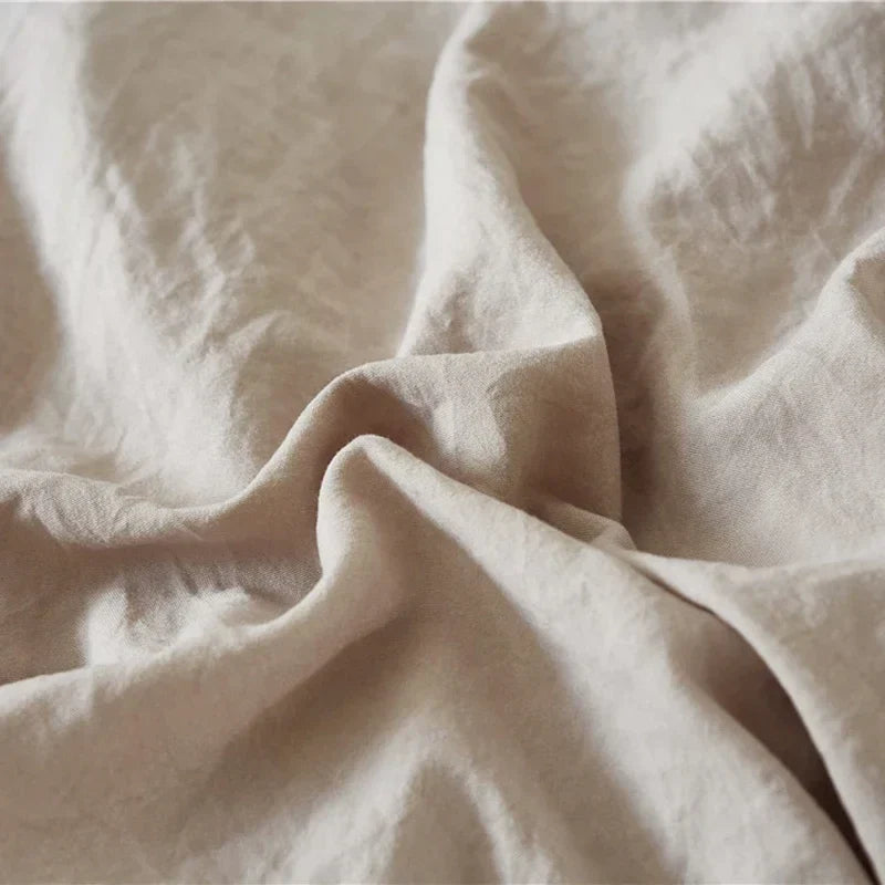 Bowknot Lace-Up Duvet Cover Set in American Sizes