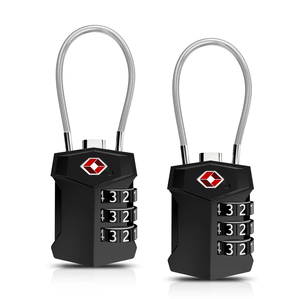 ORIA TSA Approved Luggage Padlocks 3-Digit Combination Travel