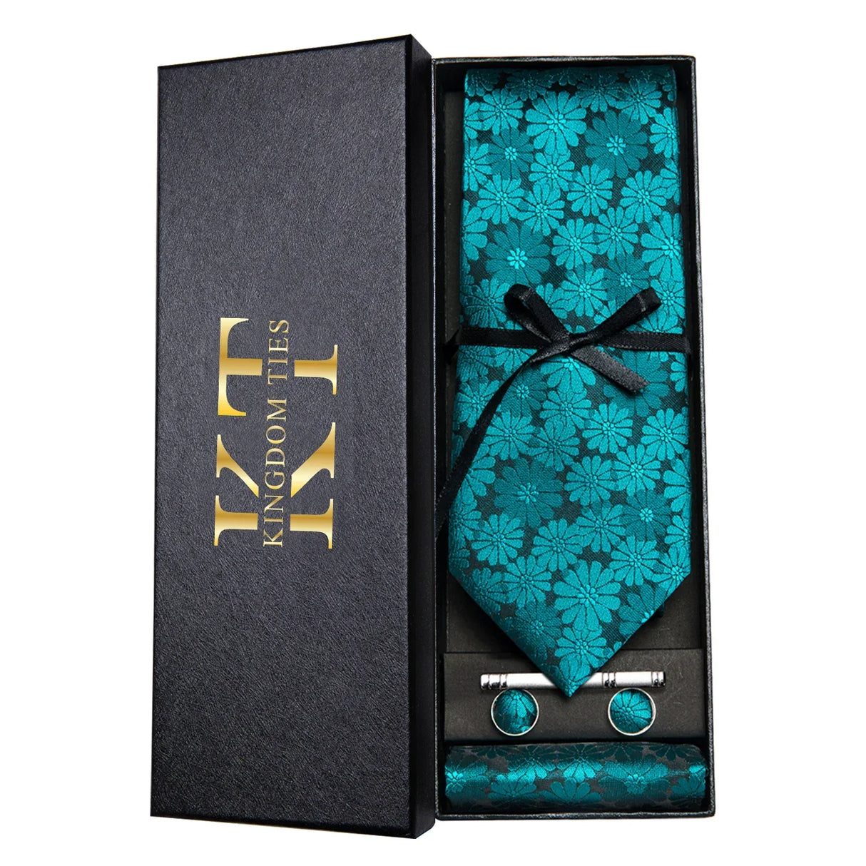 HiTie Navy Plaid For Men Silk Woven Ties