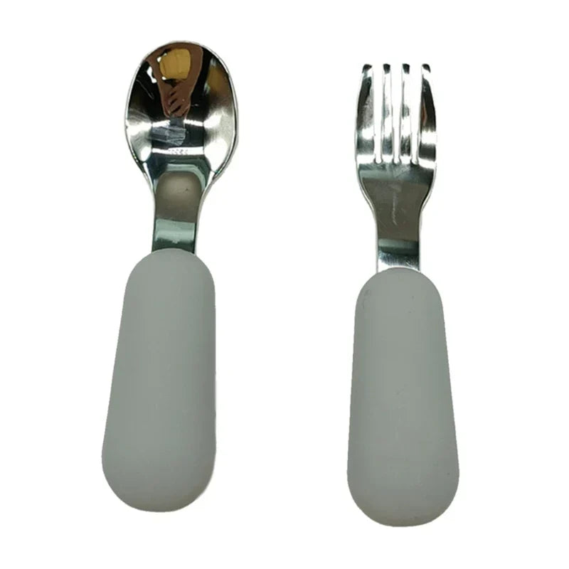 Baby Gadgets Tableware Set Children Utensil Stainless Steel