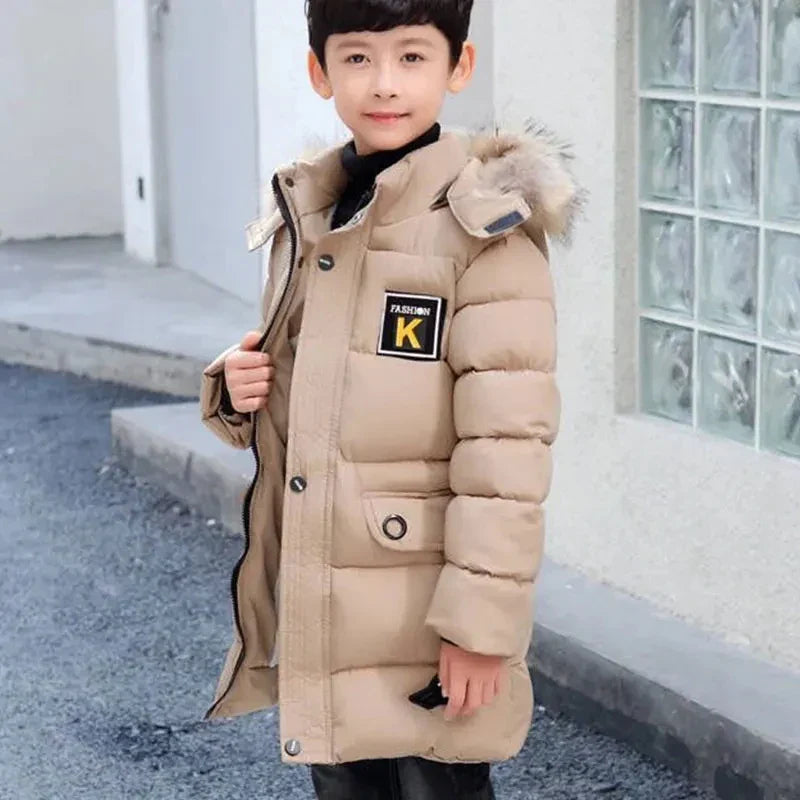 New 2024 Kid Winter Jacket A Boy Park