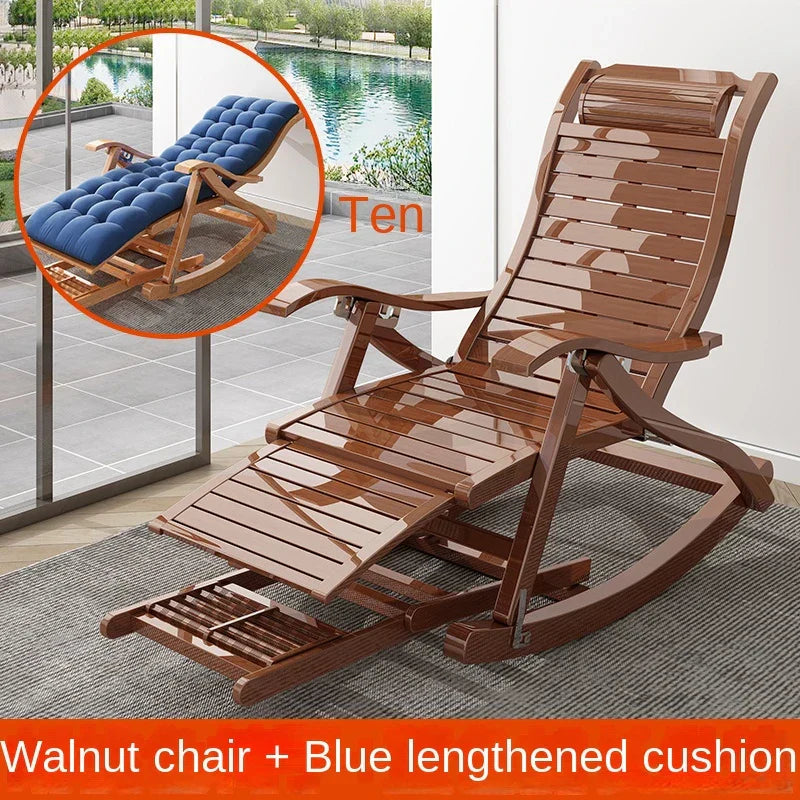 Living room Folding Rocking chair balcony Relaxing lounge
