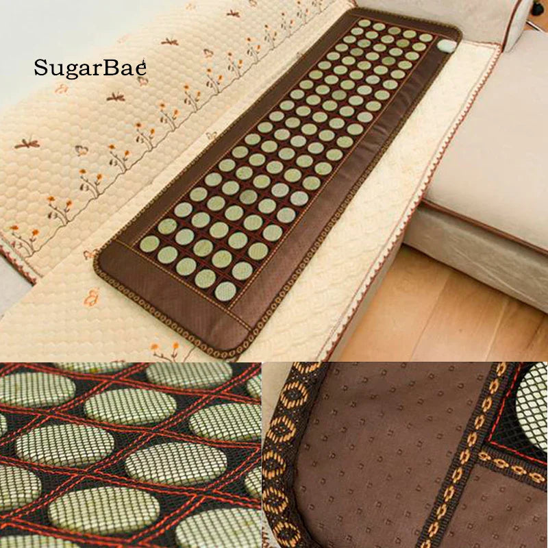 Germanium Stone Mattress Jade Heated Magnetic Therapy Tourmaline