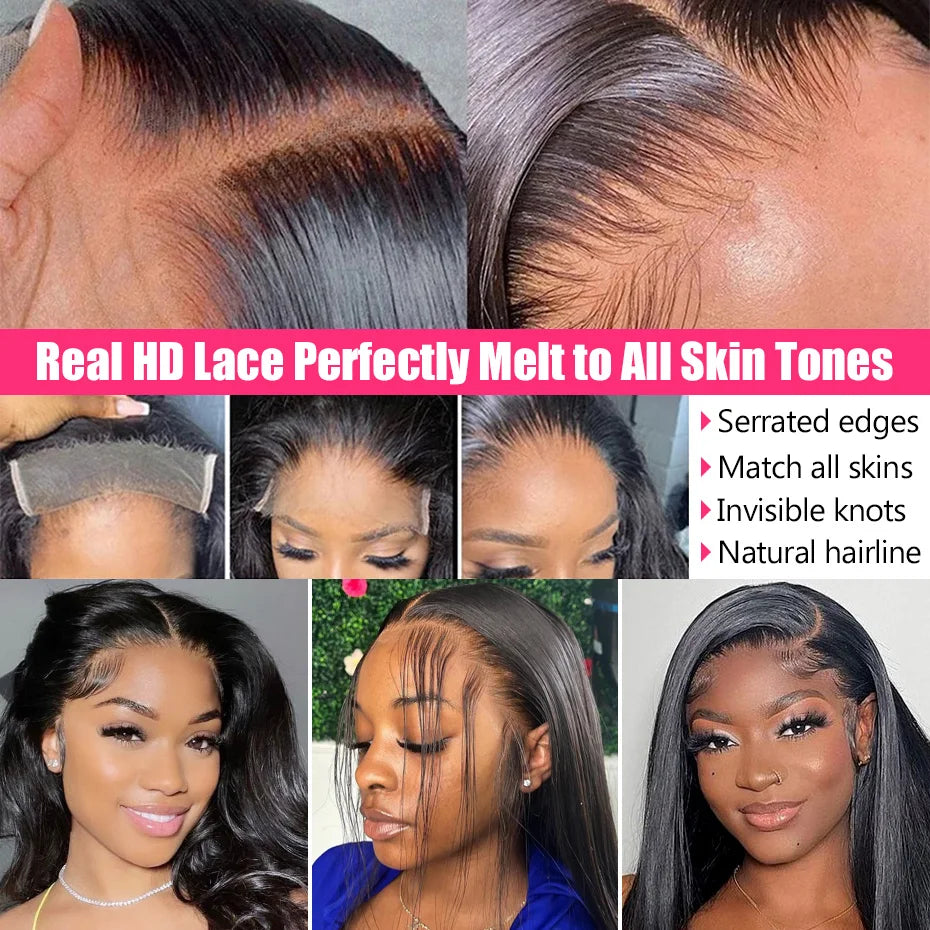 Gabrielle 13x4 HD Lace Frontal Transparent 4x4 5x5