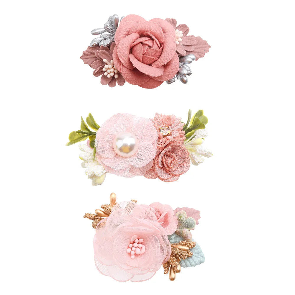 Baby Accessories Princess Flower Hairpins for Baby and
