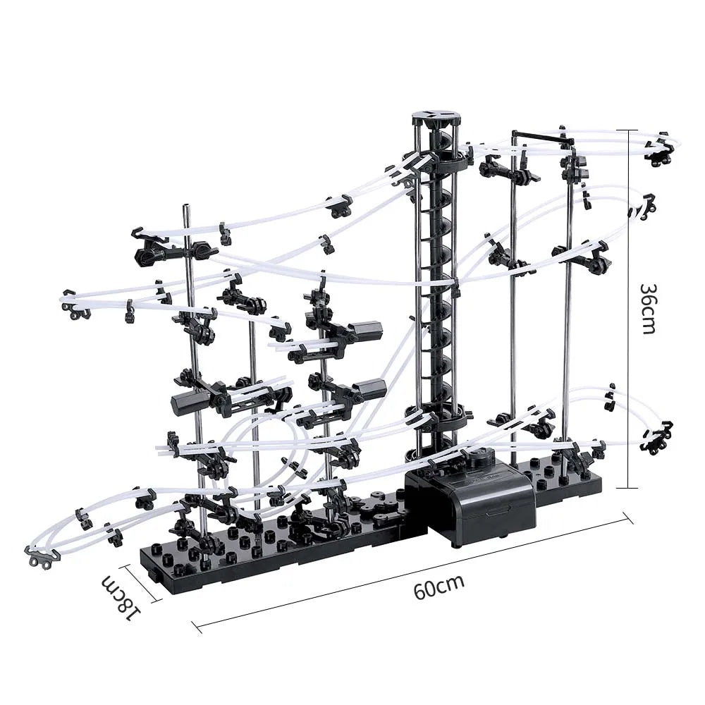 193PCS Roller Coaster Runway Maze Circuit Ball Track