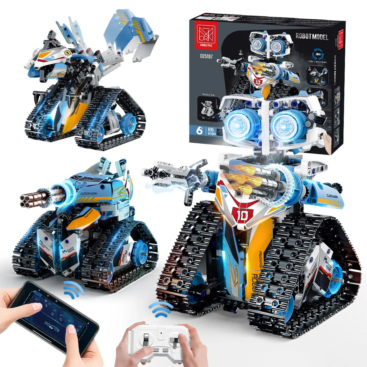 STEM Educational 3 in 1 Robot Programmable Building
