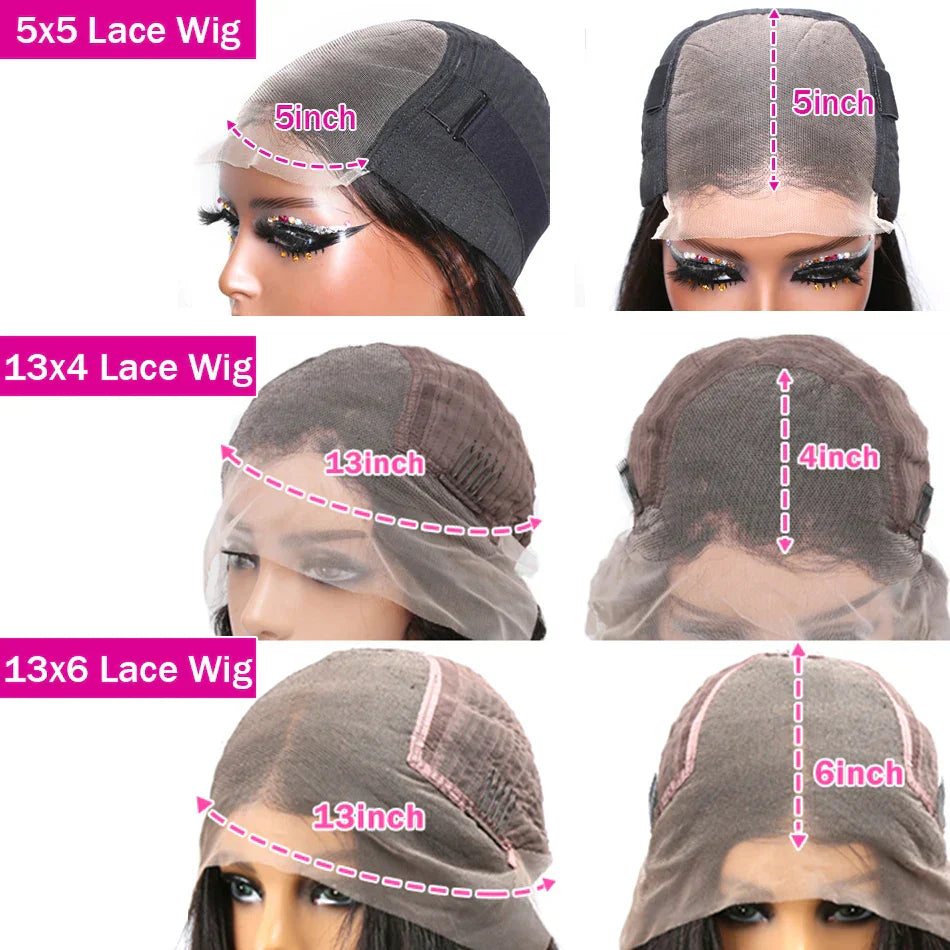 HD Transparent 13x6 Body Wave Lace Front Human