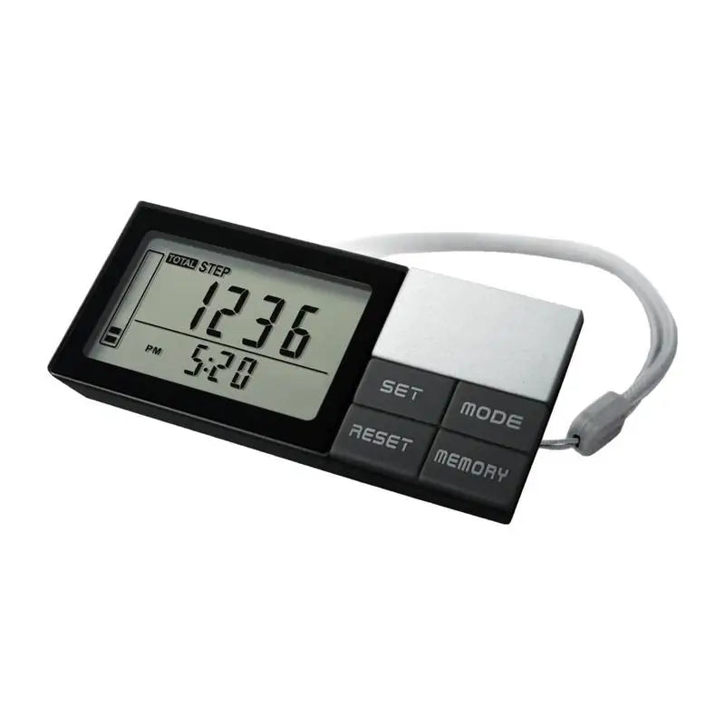 Portable Pedometer With LED Display Calorie Kilometer Counter