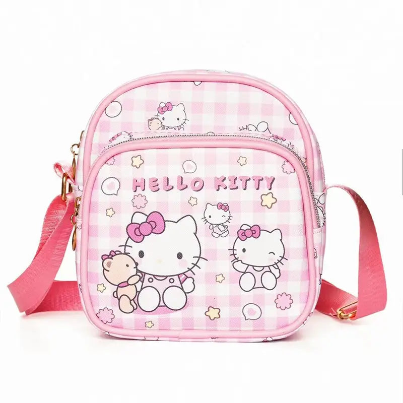 Sanrioed Cartoon Hello Kitty Melody Kulomi Messenger Bag