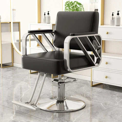 Gold Salon Beauty Barber Chair Luxury Personalized Lifter