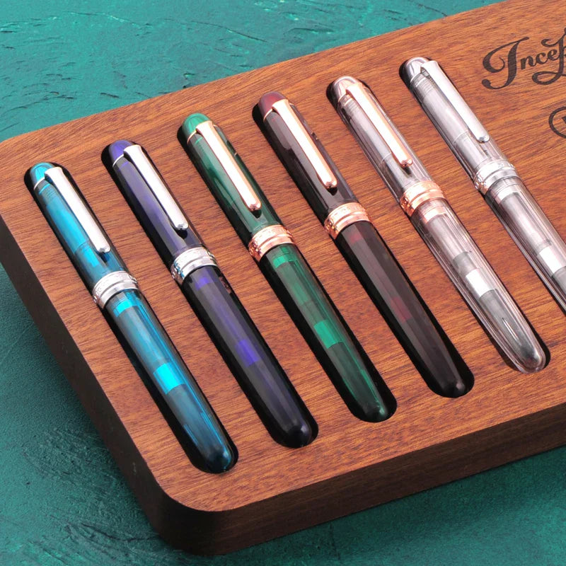 Natami Fountain Pen Fine Nib Transparent Clear Ink
