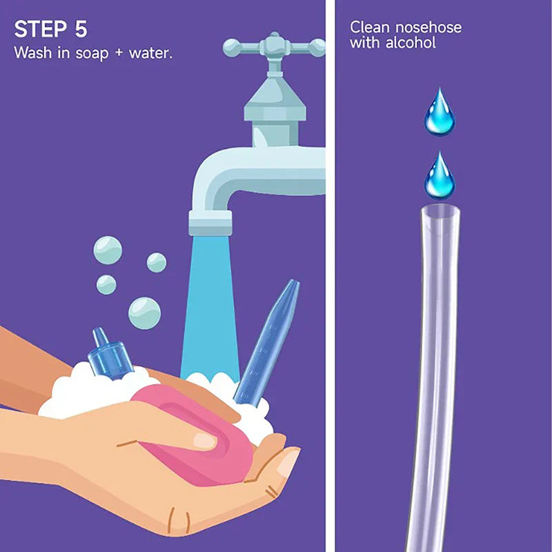 Baby Mouth Suction Nose Baby Cleaning Nose Anti-ride