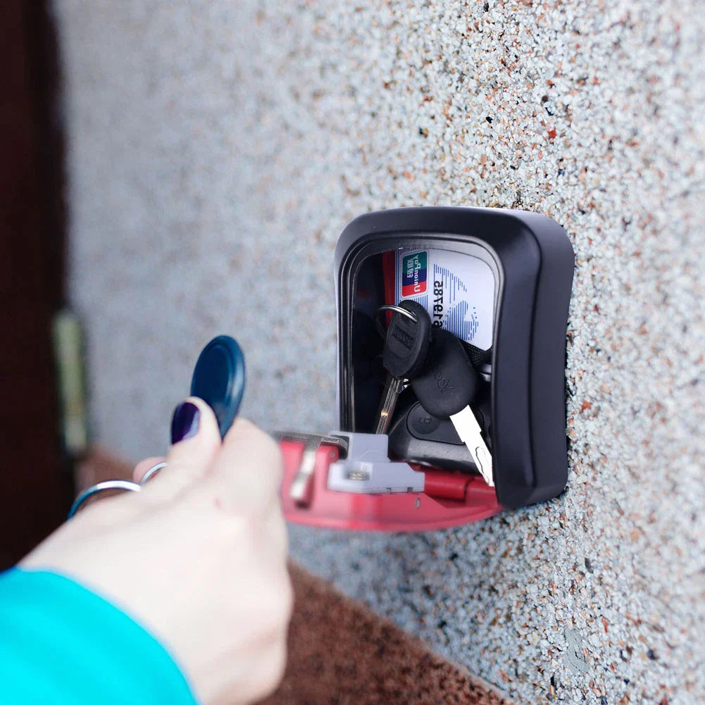 Wall Mount Key Lock Box 4 Digit Combination